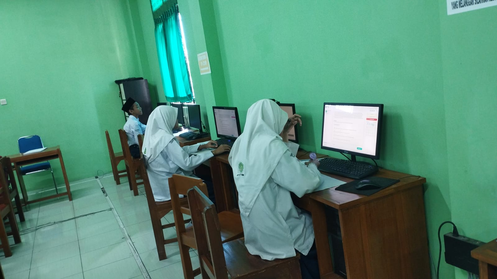 Jelang OMI Kabupaten, Tiga Murid MTsN 9 Bantul Ikuti Uji Coba IPA